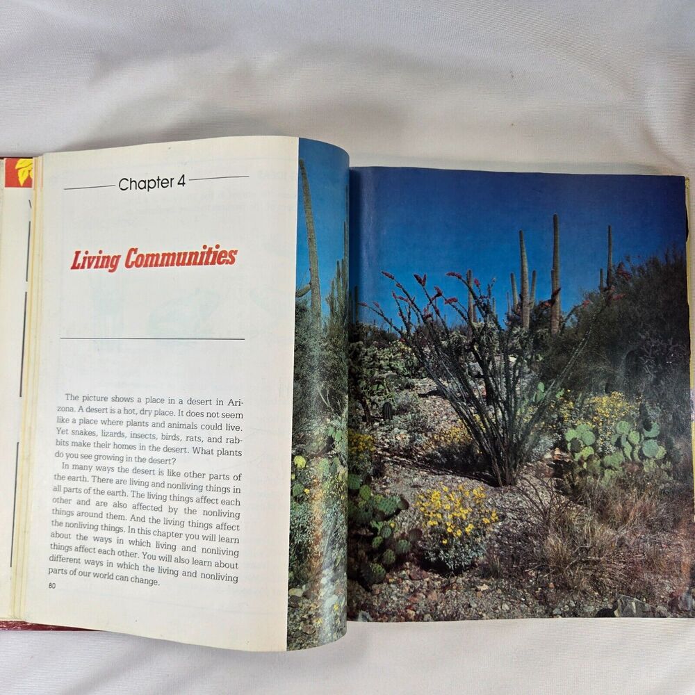 Silver Burdett Science 2nd Grade 1984 Student Hardcover Textbook Crab Cover - Picture 5 of 7